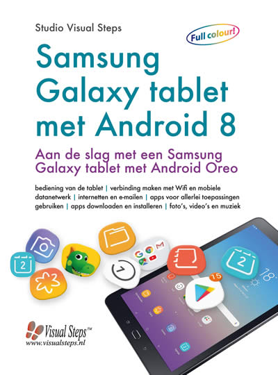 Samsung Galaxy tablet met Android 8