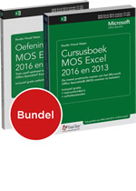 Cursusboek MOS Excel 2016 en 2013 + extra oefeningen