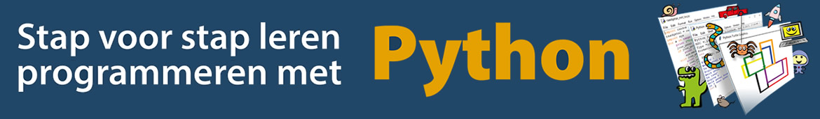 Stap voor stap leren programmeren in Python